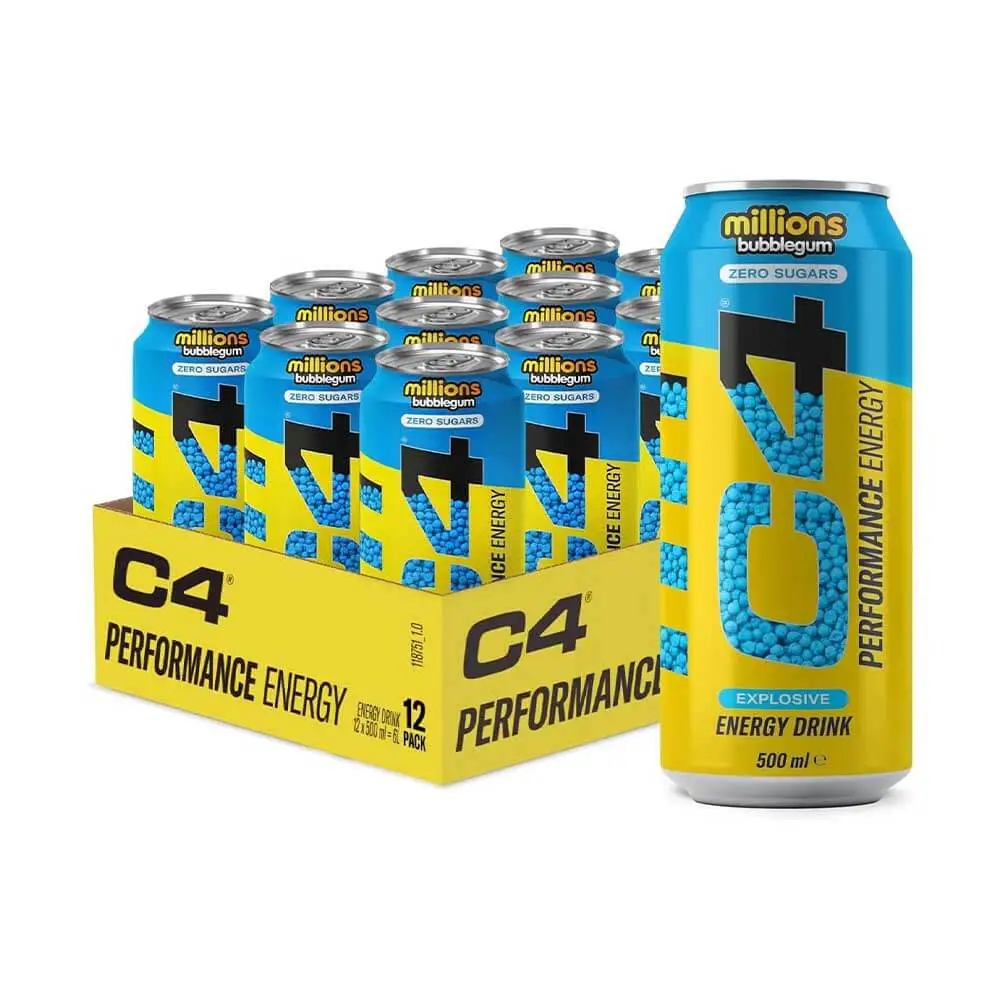 C4 Zero Sugars Energy Drink 500 ML Pack of 12