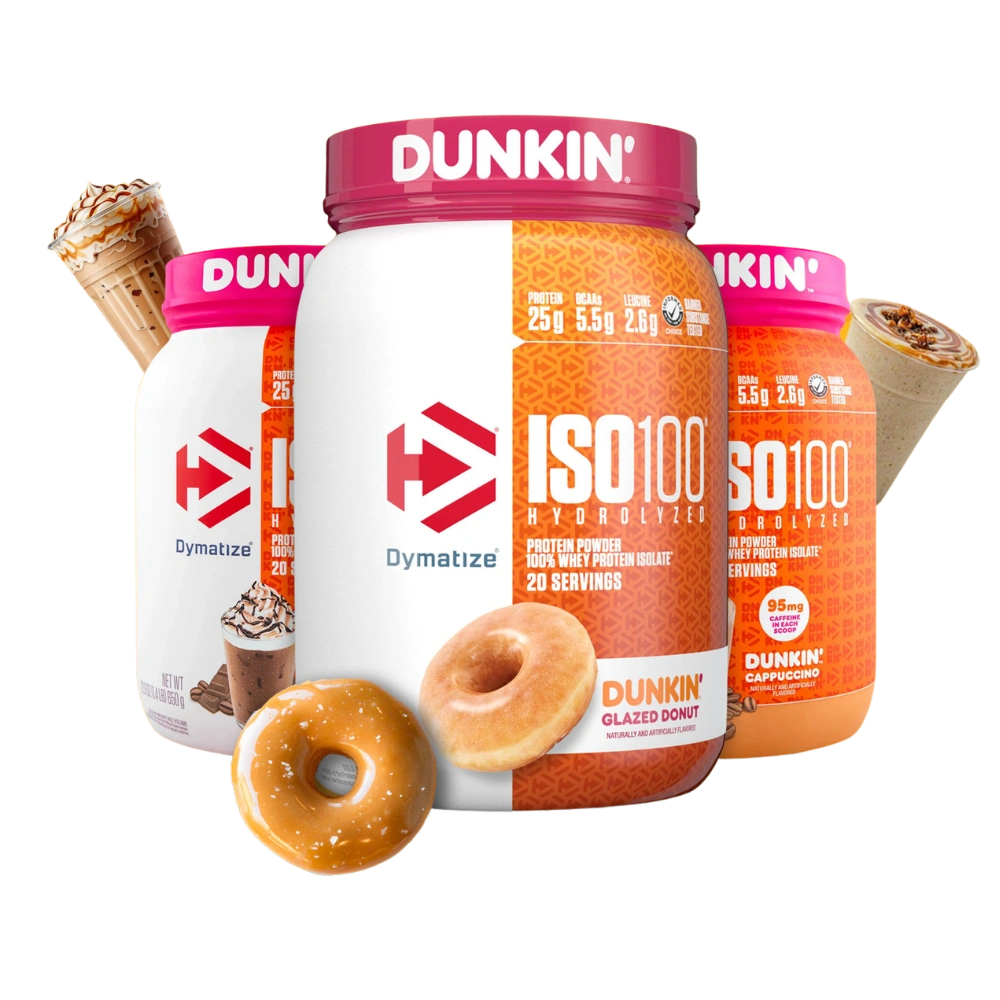 Dymatize Iso 100 dunkin at fitprotein