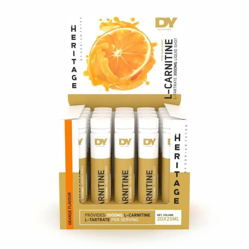 DY Nutrition L-Carnitine 3000mg Liquid Shot – 25ml Fat Burner Supplement