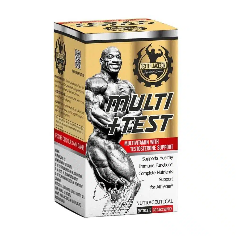 Dexter Jackson Multi + Test 60 Tablets – Daily Health & Hormone Support
